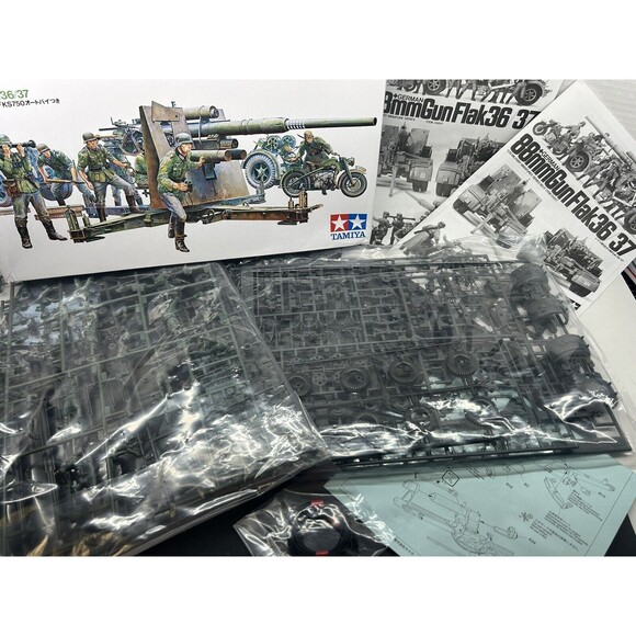 1/35 German 88MM Gun Flak 36/37 MRC-Tamiya Super kit w/ 9 figures & KS750 #MM117 - Picture 2 of 10